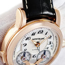 腕時計 モンブラン Montblanc ニコラ リューセック モノプッシャー クロノグラフ オートマティック 111834 自動巻き メンズ OH済 K18RG