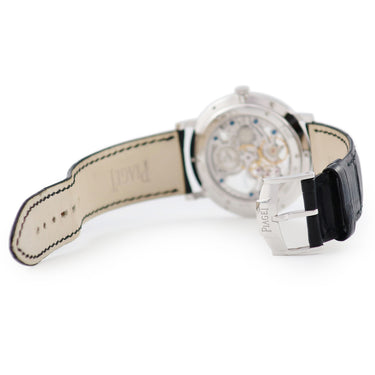 腕時計 ピアジェ PIAGET アルティプラノ G0A33115 手巻き メンズ K18WG無垢 シルバー フルスケルトン スモセコ 薄型 ラウンド