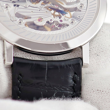 腕時計 ピアジェ PIAGET アルティプラノ G0A33115 手巻き メンズ K18WG無垢 シルバー フルスケルトン スモセコ 薄型 ラウンド