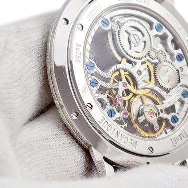 腕時計 ピアジェ PIAGET アルティプラノ G0A33115 手巻き メンズ K18WG無垢 シルバー フルスケルトン スモセコ 薄型 ラウンド