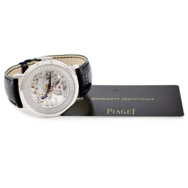 腕時計 ピアジェ PIAGET アルティプラノ G0A33115 手巻き メンズ K18WG無垢 シルバー フルスケルトン スモセコ 薄型 ラウンド
