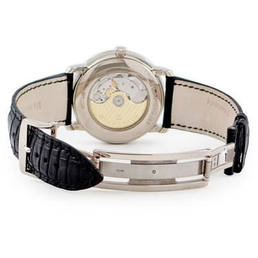 腕時計 ブランパン BLANCPAIN ヴィルレ アニュアルカレンダー GMT 6670-1542-55B 自動巻き メンズ OH済 K18WG無垢 ギョウシェ ローマン