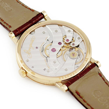 腕時計 ブレゲ BREGUET クラシック アールデコ 5967BA/11/9W6 手巻き メンズ K18YG無垢 ギヨシェ ローマン 青針 薄型 コインエッジ