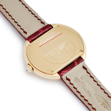 腕時計 カルティエ Cartier エリプスLM 81162091 クオーツ レディース K18YG無垢 純正ダイヤ ヴィンテージ