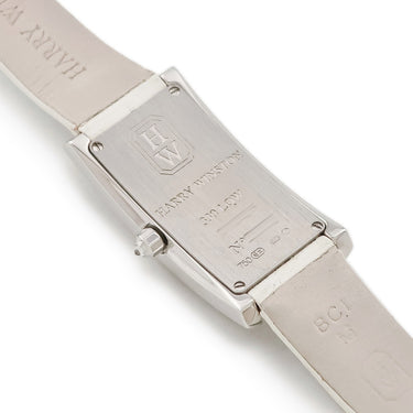 腕時計 ハリーウィンストン Harry Winston アヴェニュー C 330LQW クオーツ レディース K18WG無垢 純正バゲットダイヤ シェル
