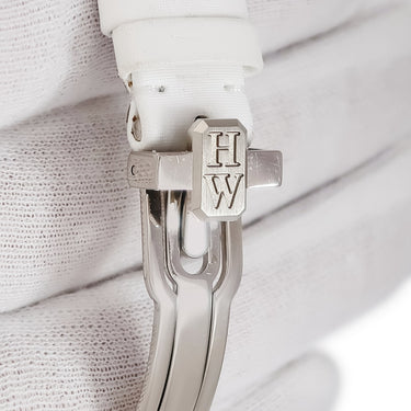 腕時計 ハリーウィンストン Harry Winston アヴェニュー C 330LQW クオーツ レディース K18WG無垢 純正バゲットダイヤ シェル
