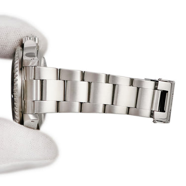 腕時計 ロレックス ROLEX シードゥエラー 16660 81番台 自動巻き メンズ OH済 81番台 ブラック ベンツ針 逆回転防止ベゼル デイト