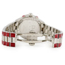 腕時計 クリスチャン・ディオール Christian Dior クリスタル クロノグラフ CD11431FM001 クオーツ メンズ 純正ダイヤ 回転ベゼル 限定 赤