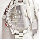 腕時計 クリスチャン・ディオール Christian Dior クリスタル クロノグラフ CD11431FM001 クオーツ メンズ 純正ダイヤ 回転ベゼル 限定 赤