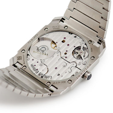 腕時計 ブルガリ BVLGARI オクト フィニッシモ 妹島和世 103710 BGO40SXT 自動巻き メンズ シルバー 建築家 コラボ 限定