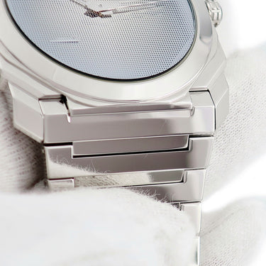 腕時計 ブルガリ BVLGARI オクト フィニッシモ 妹島和世 103710 BGO40SXT 自動巻き メンズ シルバー 建築家 コラボ 限定