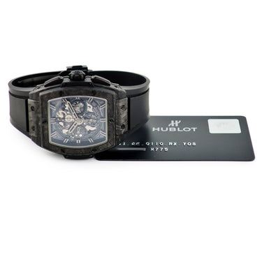 腕時計 ウブロ HUBLOT スピリットオブビッグバン フロステッドカーボン YOSHIDAスペシャル 641.QK.0110.RX.YOS 自動巻き メンズ 限定