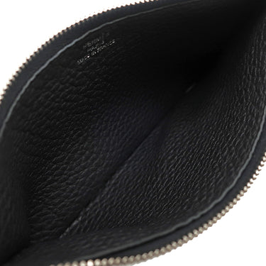 エルメス HERMES ドゴンデュオ ドゴンGM ブラック トゴ 長財布 シルバー金具 黒 2024年製