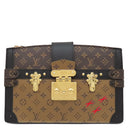 ルイヴィトン LOUIS VUITTON トランク クラッチ M43596 モノグラム×モノグラムリバース モノグラムキャンバス モノグラムリバースキャンバス 2WAYバッグ ゴールド金具 斜め掛け ショルダーバッグ