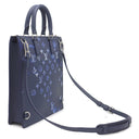 ルイヴィトン LOUIS VUITTON サックプラ メッセンジャー M57843 ネイビー グレインレザー 2WAYバッグ シルバー金具 ウォーターカラー モノグラム