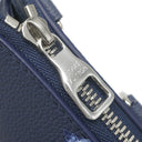 ルイヴィトン LOUIS VUITTON サックプラ メッセンジャー M57843 ネイビー グレインレザー 2WAYバッグ シルバー金具 ウォーターカラー モノグラム