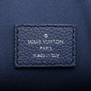 ルイヴィトン LOUIS VUITTON サックプラ メッセンジャー M57843 ネイビー グレインレザー 2WAYバッグ シルバー金具 ウォーターカラー モノグラム