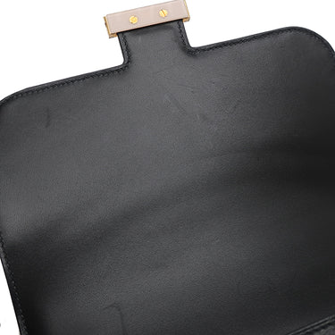エルメス HERMES コンスタンス3 24 ブラック オーストリッチ ショルダーバッグ ゴールド金具 黒