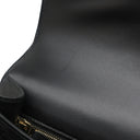 エルメス HERMES コンスタンス3 24 ブラック オーストリッチ ショルダーバッグ ゴールド金具 黒