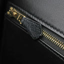 エルメス HERMES コンスタンス3 24 ブラック オーストリッチ ショルダーバッグ ゴールド金具 黒