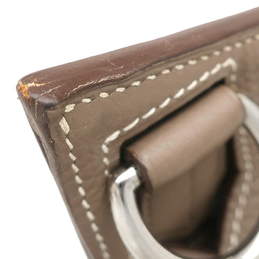 エルメス HERMES ジプシエール34 エトゥープ トリヨンクレマンス ショルダーバッグ シルバー金具 グレージュ