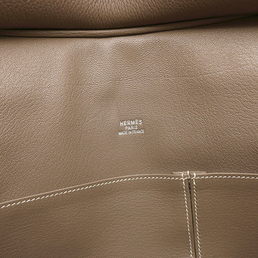 エルメス HERMES ジプシエール34 エトゥープ トリヨンクレマンス ショルダーバッグ シルバー金具 グレージュ