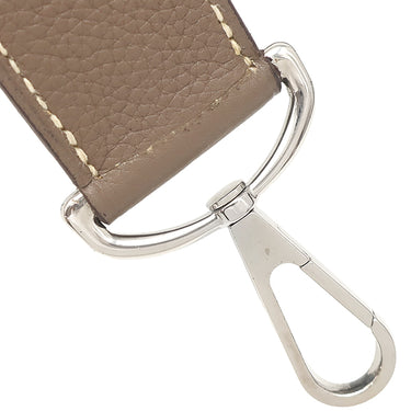 エルメス HERMES ジプシエール34 エトゥープ トリヨンクレマンス ショルダーバッグ シルバー金具 グレージュ