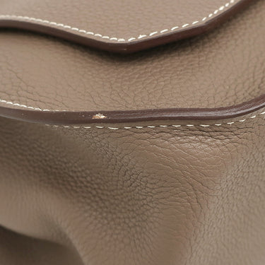 エルメス HERMES ジプシエール34 エトゥープ トリヨンクレマンス ショルダーバッグ シルバー金具 グレージュ