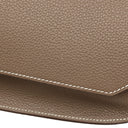 エルメス HERMES ジプシエール34 エトゥープ トリヨンクレマンス ショルダーバッグ シルバー金具 グレージュ