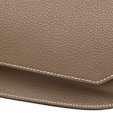 エルメス HERMES ジプシエール34 エトゥープ トリヨンクレマンス ショルダーバッグ シルバー金具 グレージュ