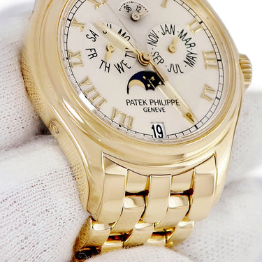 腕時計 パテックフィリップ PATEK PHILIPPE コンプリケーション アニュアルカレンダー ムーンフェイズ 5036/1J-001 自動巻き メンズ K18YG