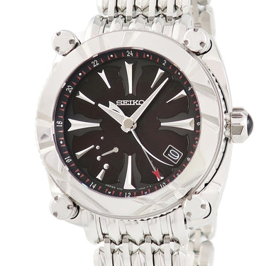 腕時計 セイコー SEIKO ガランテ GMT 美しき傷跡 SBLA065 5R66-0AW0 自動巻き メンズ スプリングドライブ ブラック デイト 限定