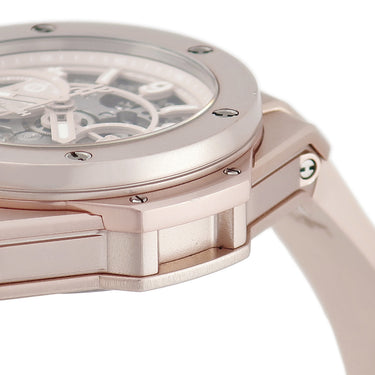 腕時計 ウブロ HUBLOT ビッグバン ウニコ ミレニアルピンク クロノグラフ 441.UP.7320.NR.GIT20 自動巻き メンズ スケルトン 限定