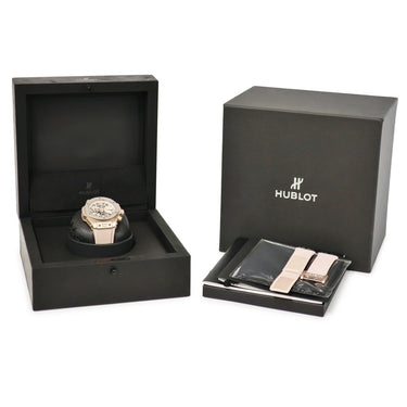 腕時計 ウブロ HUBLOT ビッグバン ウニコ ミレニアルピンク クロノグラフ 441.UP.7320.NR.GIT20 自動巻き メンズ スケルトン 限定