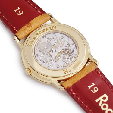 腕時計 ブランパン BLANCPAIN ヴィルレ ウルトラスリム 0021-1418-55-0003 手巻き メンズ レディース K18YG無垢 白 ローマン