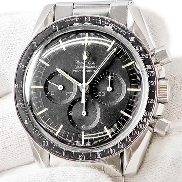 腕時計 オメガ OMEGA スピードマスター プロフェッショナル 4thモデル ST105.012-66 手巻き メンズ クロノグラフ タキメーター 黒
