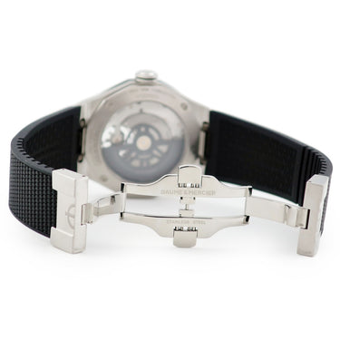 腕時計 ボーム&メルシエ BAUME&MERCIER リビエラ スケルトン M0A10721 自動巻き メンズ 未使用 12角形 ブラック 黒 シースルー