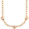 ショパール CHOPARD ハッピーダイヤモンド アイコン 85A117-5101 ローズゴールド K18PG ダイヤモンド ネックレス 新品 未使用 ピンクゴールド 750 RG 18K 3石 3粒