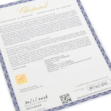 ショパール CHOPARD ハッピーダイヤモンド アイコン 85A117-5101 ローズゴールド K18PG ダイヤモンド ネックレス 新品 未使用 ピンクゴールド 750 RG 18K 3石 3粒