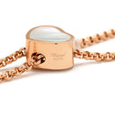ショパール CHOPARD ハッピーハート ダイヤ 81A148-5301 ローズゴールド K18PG ダイヤモンド マザーオブパール ネックレス 新品 未使用 ピンクゴールド 750 18K 2石 2粒