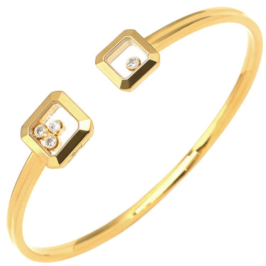 ショパール CHOPARD ハッピーダイヤモンド アイコン 85A114-0001 イエローゴールド K18YG ダイヤモンド ブレスレット バングル Au750 YG 18K 新品 未使用