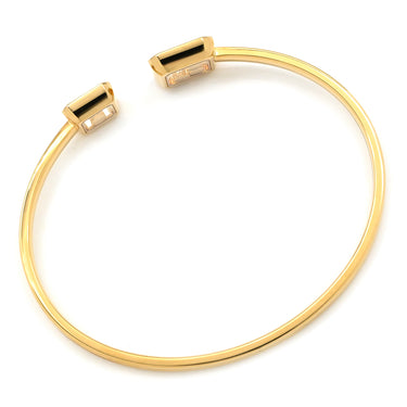 ショパール CHOPARD ハッピーダイヤモンド アイコン 85A114-0001 イエローゴールド K18YG ダイヤモンド ブレスレット バングル Au750 YG 18K 新品 未使用