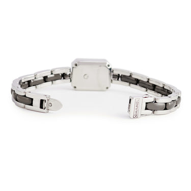 腕時計 シャネル CHANEL プルミエール セラミック H2163 クオーツ レディース 純正ダイヤ 黒 ブラック 角型