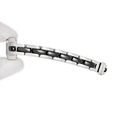 腕時計 シャネル CHANEL プルミエール セラミック H2163 クオーツ レディース 純正ダイヤ 黒 ブラック 角型