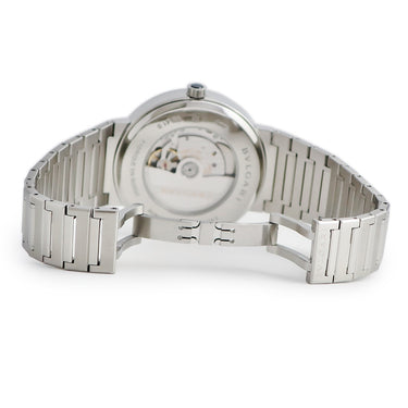 腕時計 ブルガリ BVLGARI ブルガリブルガリ BB41S 103720 自動巻き メンズ ブルー 青 バー アラビア デイト
