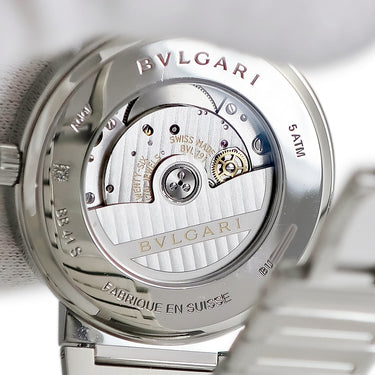 腕時計 ブルガリ BVLGARI ブルガリブルガリ BB41S 103720 自動巻き メンズ ブルー 青 バー アラビア デイト