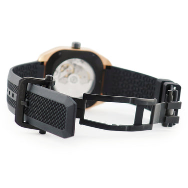 腕時計 エルメス HERMES H08 39mm SP1.720.336 自動巻き メンズ K18PG×Ti コンビ デイト アラビア シースルーバック