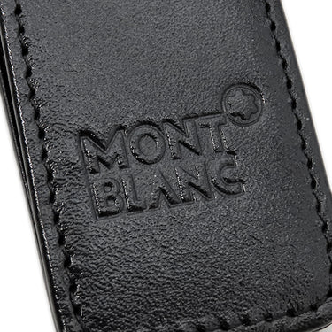 モンブラン Montblanc マイスターシュテュック クラスプ付きペンケース 1本用 ブラック レザー ペンケース 黒