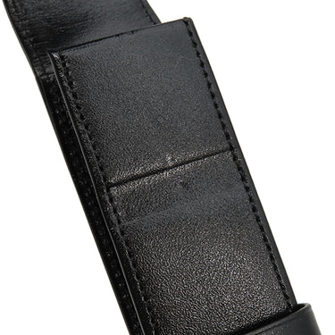 モンブラン Montblanc マイスターシュテュック クラスプ付きペンケース 1本用 ブラック レザー ペンケース 黒