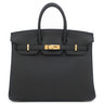 エルメス HERMES バーキン25 ブラック トゴ ハンドバッグ ゴールド金具 新品 未使用 黒 2025年製